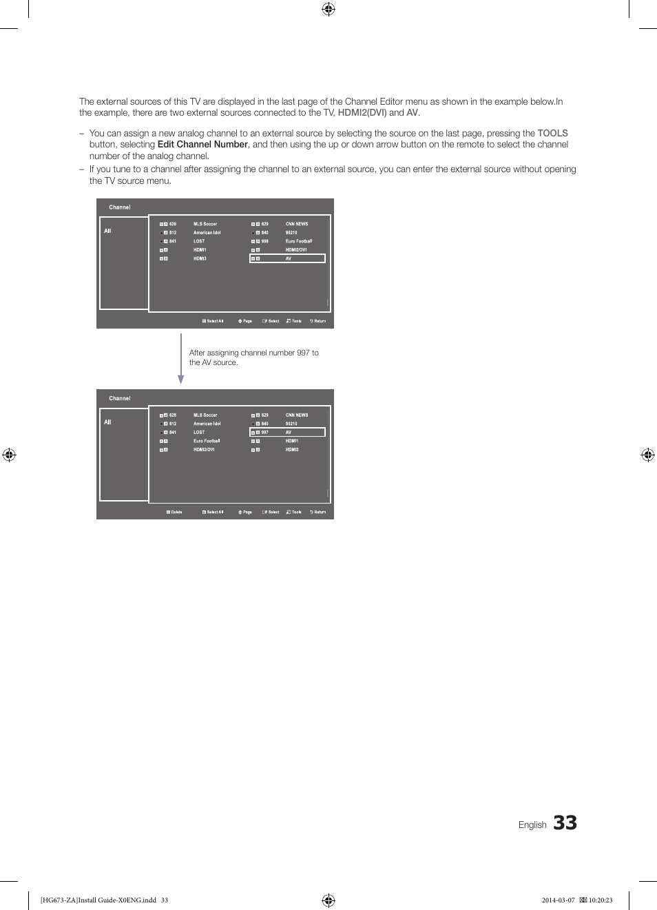 Samsung HG28NC673AFXZA User Manual | Page 33 / 39