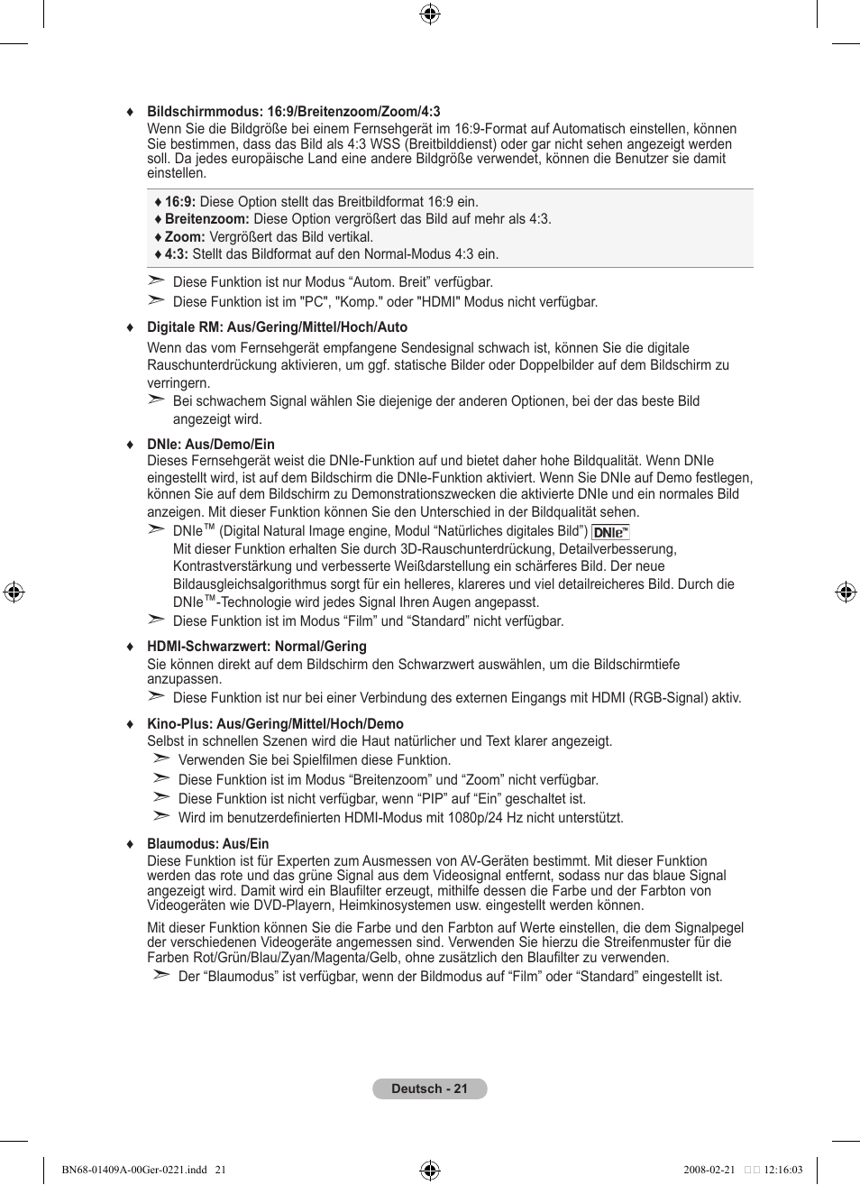 Samsung LE40A556P1F User Manual | Page 163 / 564