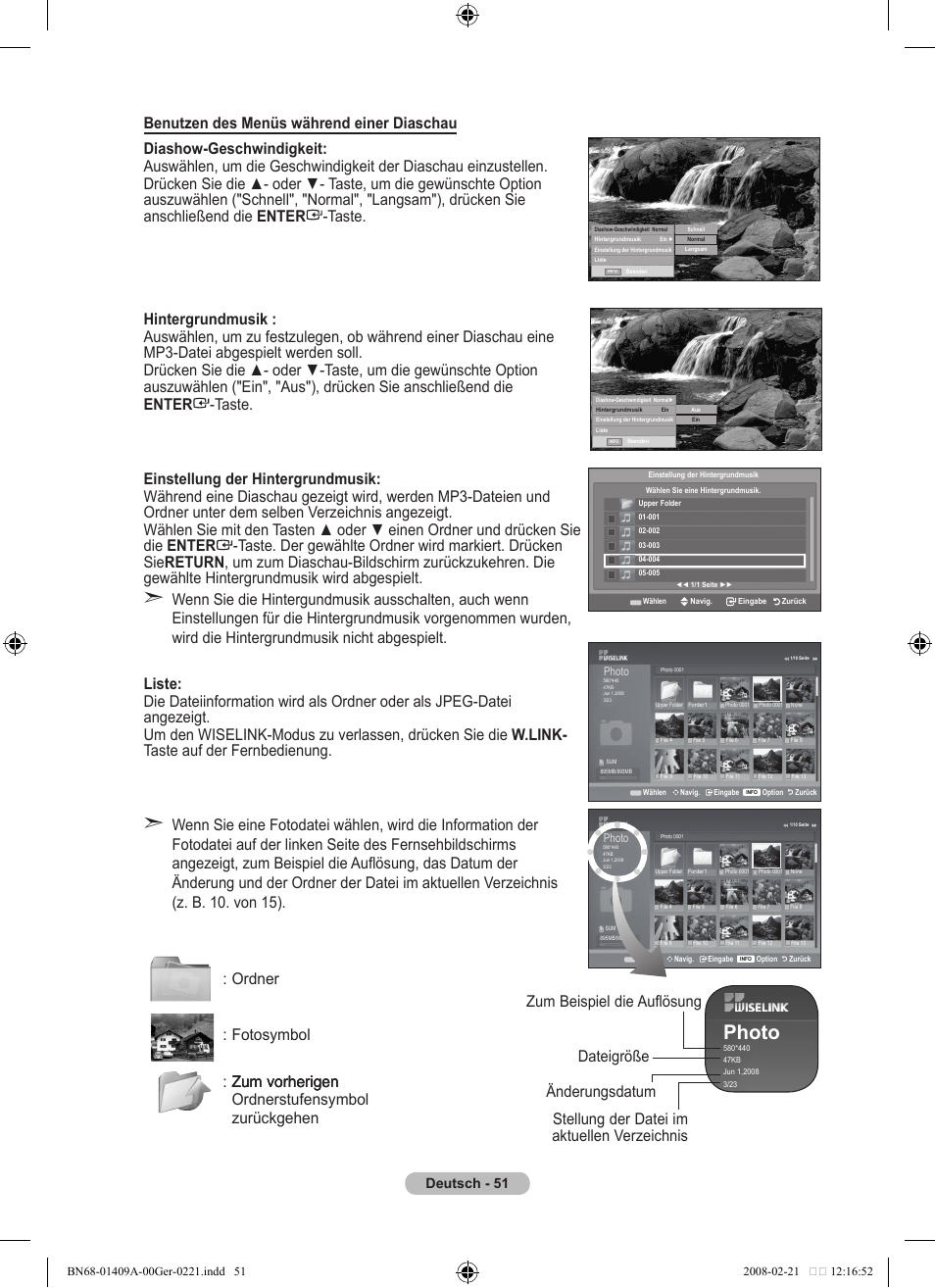 Photo | Samsung LE40A556P1F User Manual | Page 193 / 564