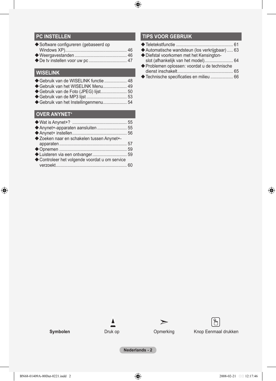 Samsung LE40A556P1F User Manual | Page 214 / 564
