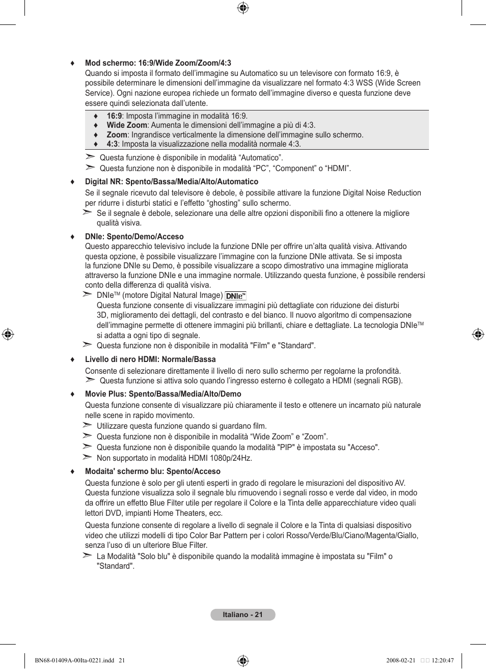 Samsung LE40A556P1F User Manual | Page 303 / 564