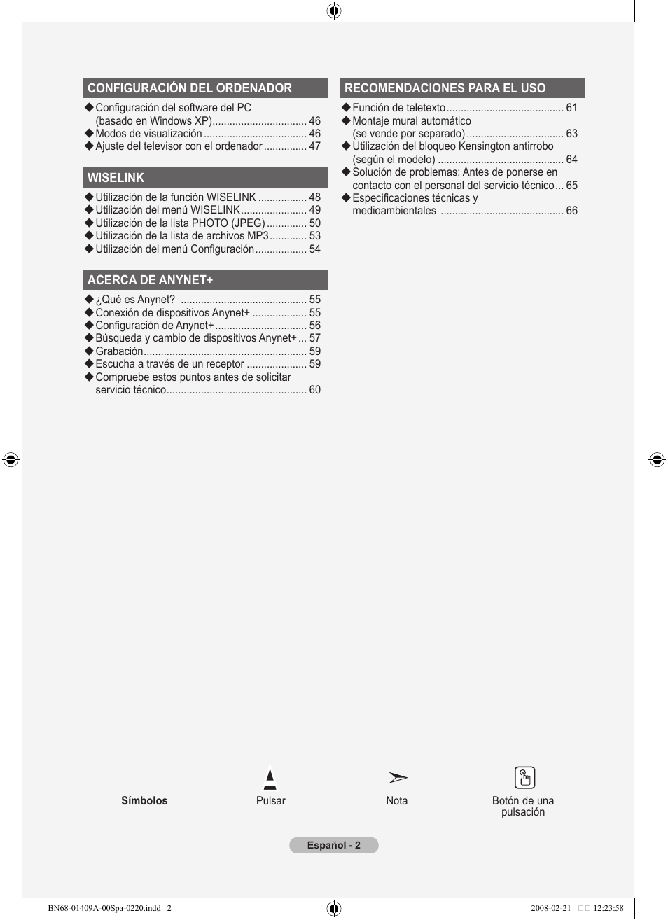 Samsung LE40A556P1F User Manual | Page 356 / 564