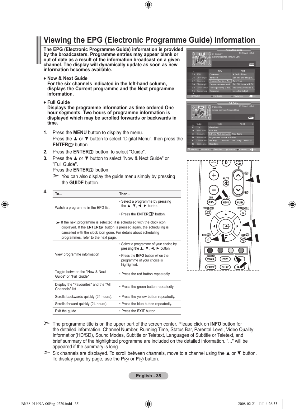 Samsung LE40A556P1F User Manual | Page 37 / 564