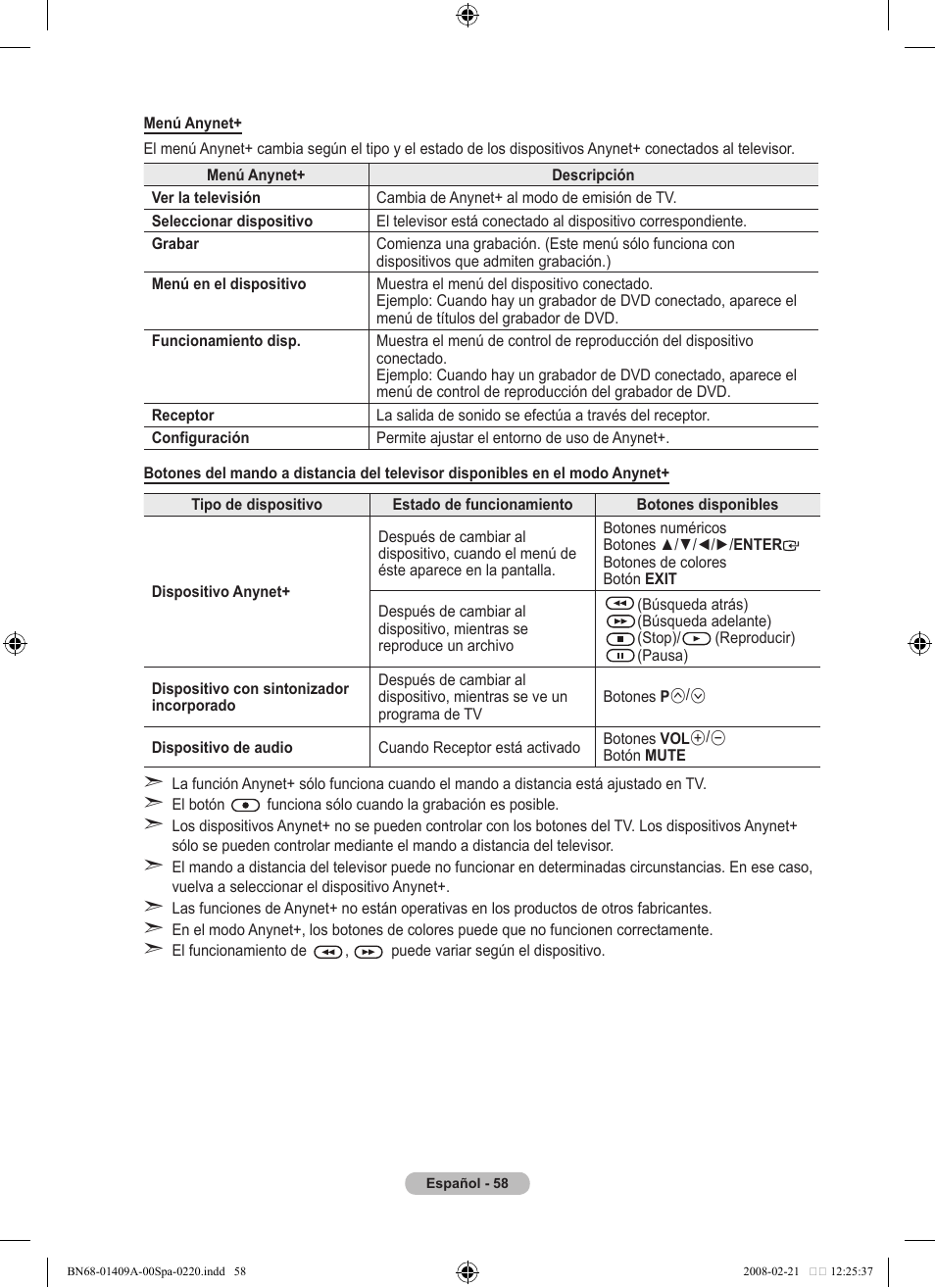 Samsung LE40A556P1F User Manual | Page 412 / 564