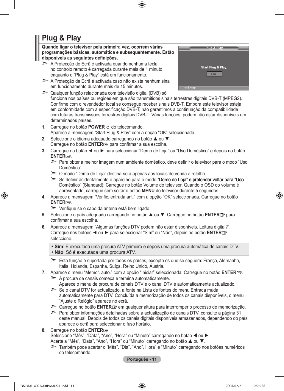 Plug & play | Samsung LE40A556P1F User Manual | Page 435 / 564