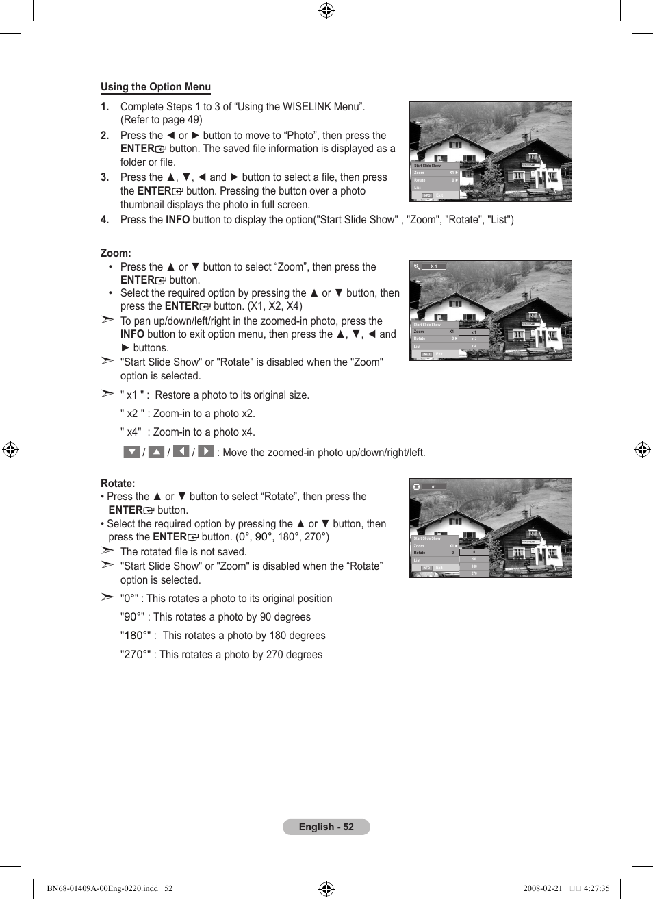Samsung LE40A556P1F User Manual | Page 54 / 564