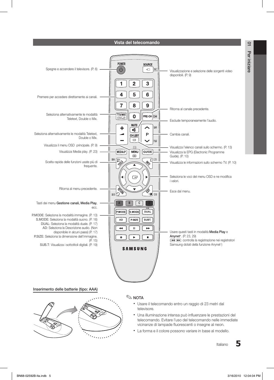 Samsung LE26C450E1W User Manual | Page 122 / 158