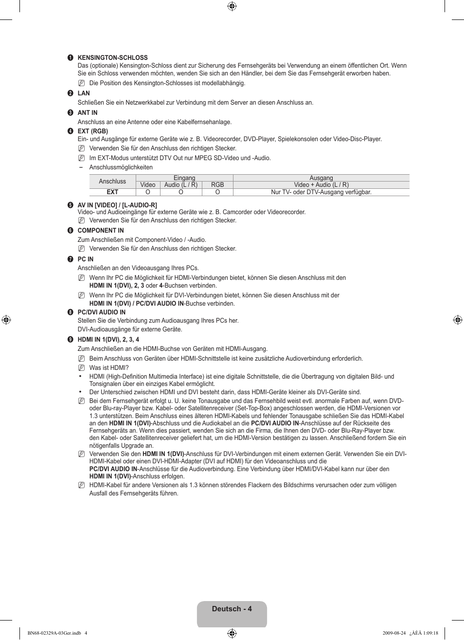 Samsung UE40B7020WW User Manual | Page 170 / 704