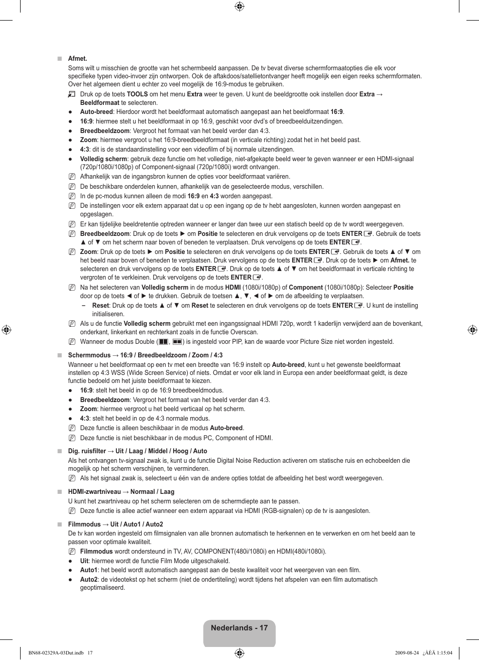 Samsung UE40B7020WW User Manual | Page 259 / 704