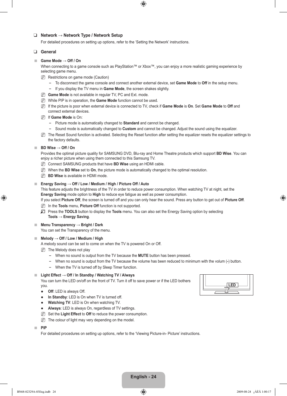 Samsung UE40B7020WW User Manual | Page 26 / 704