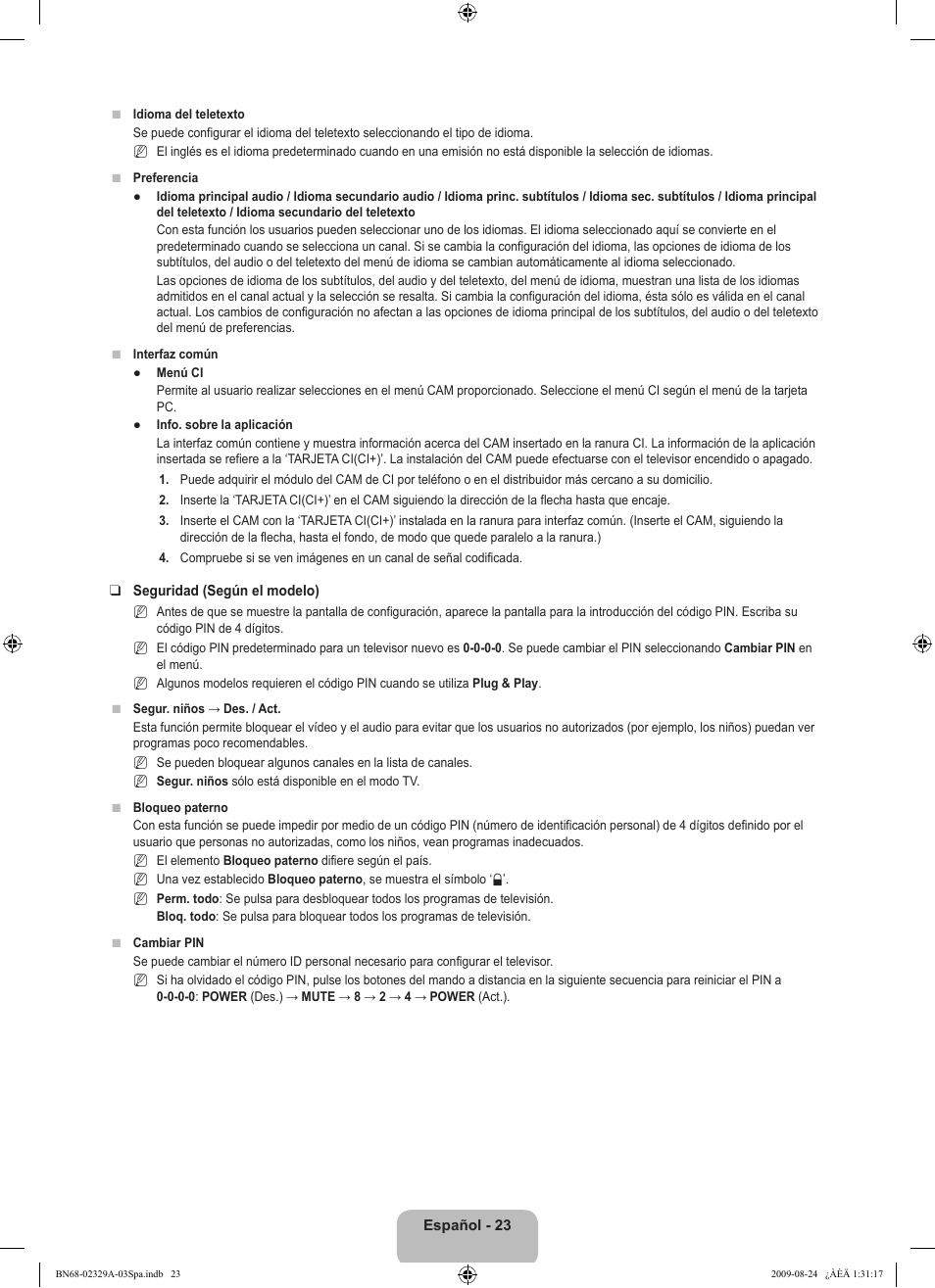 Samsung UE40B7020WW User Manual | Page 417 / 704