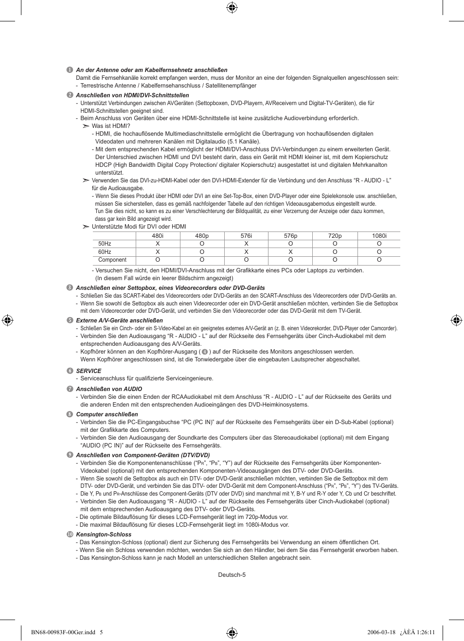 Samsung LE26R71B User Manual | Page 59 / 187