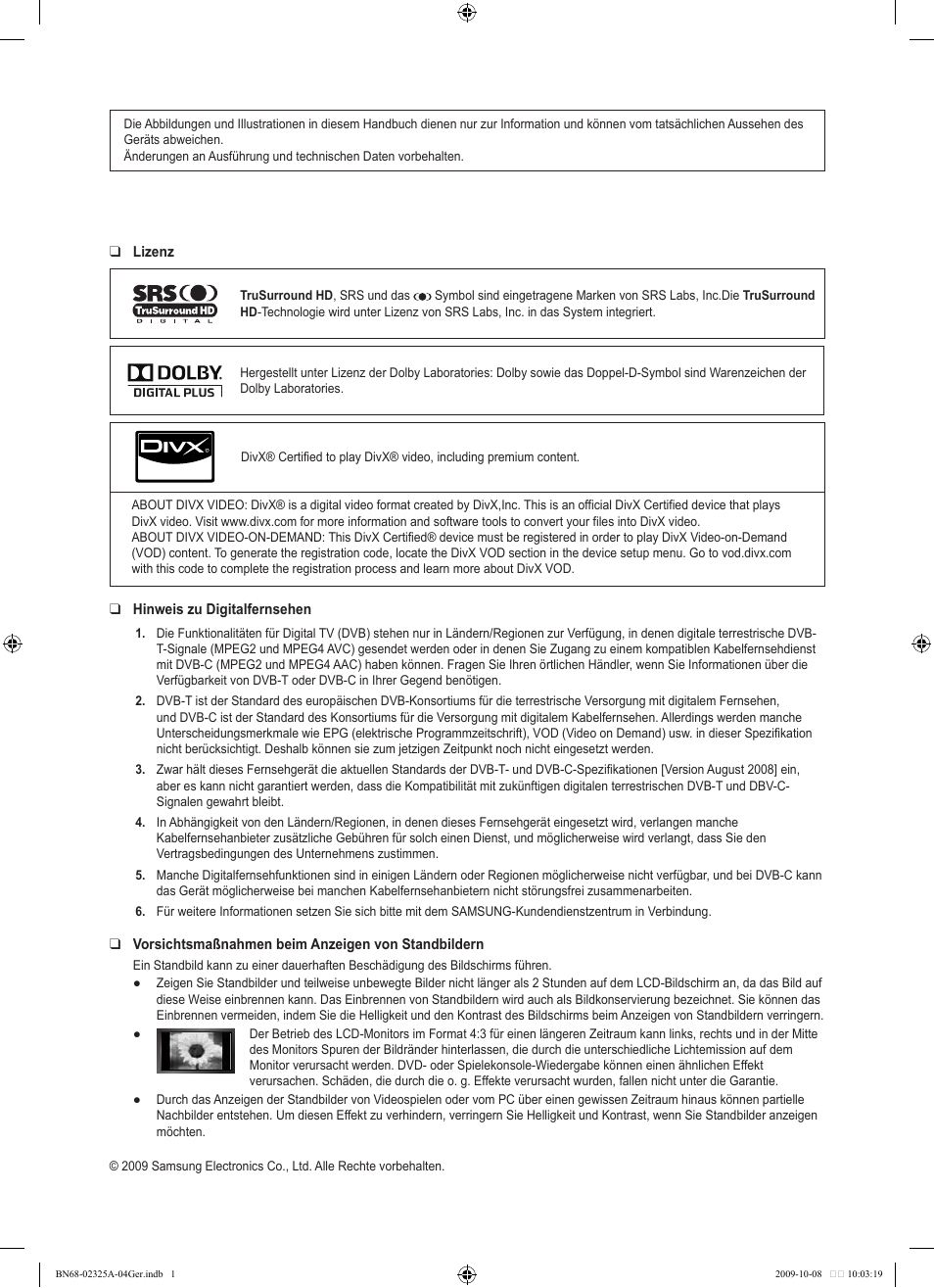 Samsung LE40B650T2W User Manual | Page 160 / 674