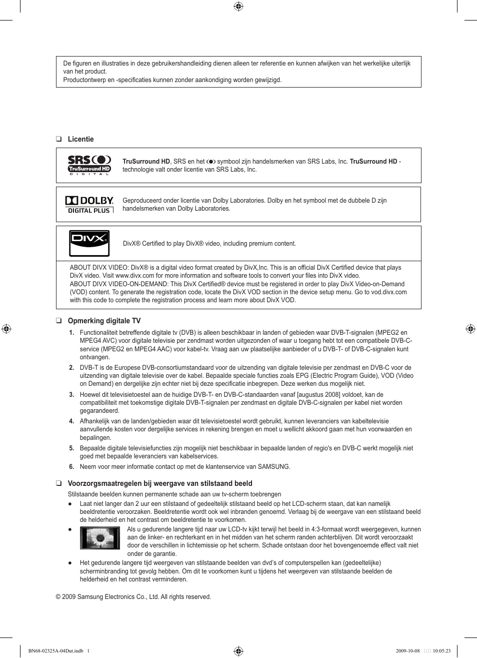 Samsung LE40B650T2W User Manual | Page 232 / 674