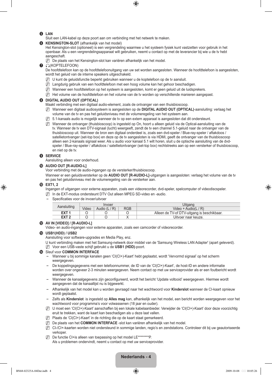 Samsung LE40B650T2W User Manual | Page 236 / 674