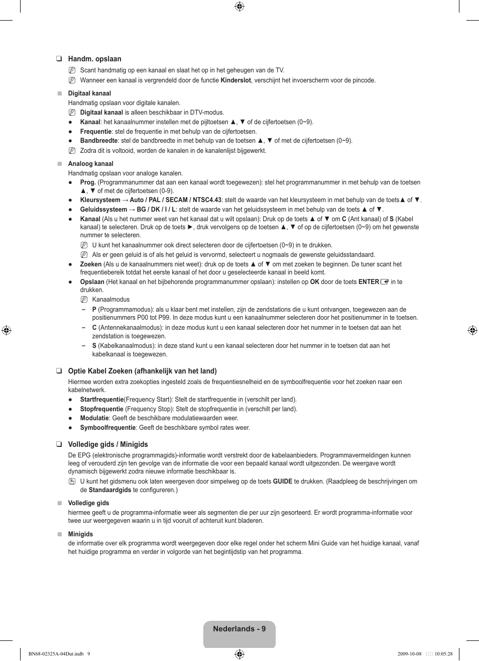 Samsung LE40B650T2W User Manual | Page 241 / 674
