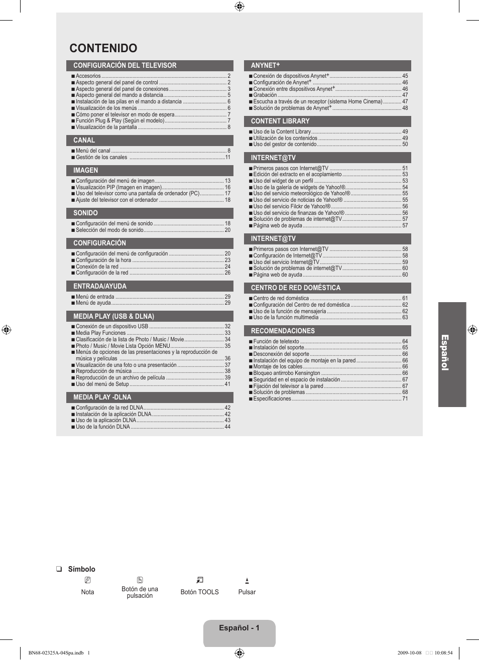 Samsung LE40B650T2W User Manual | Page 379 / 674