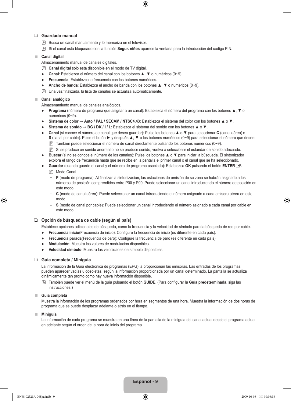 Samsung LE40B650T2W User Manual | Page 387 / 674