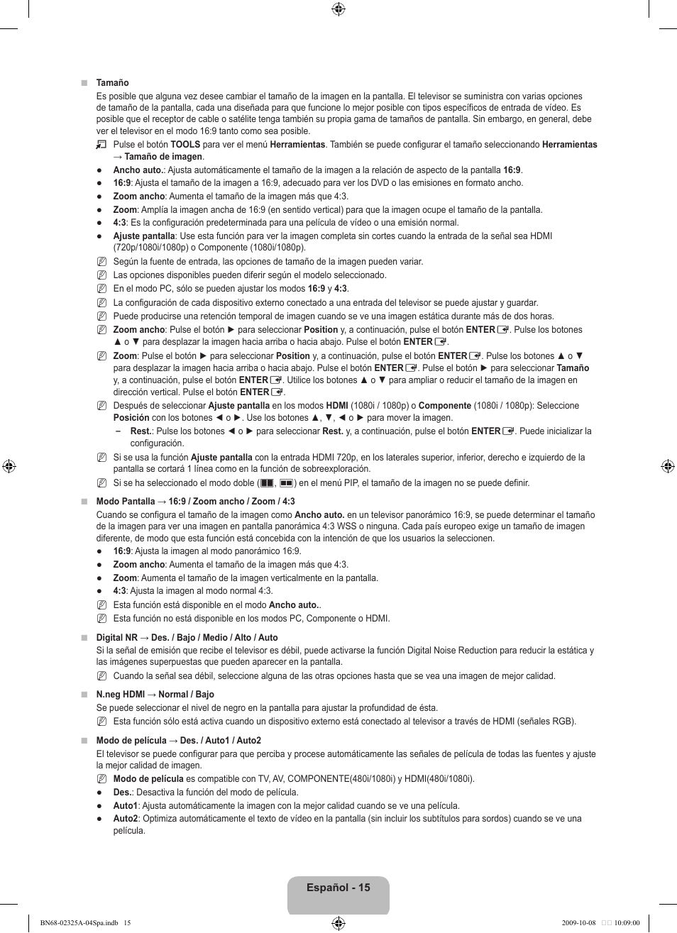 Samsung LE40B650T2W User Manual | Page 393 / 674