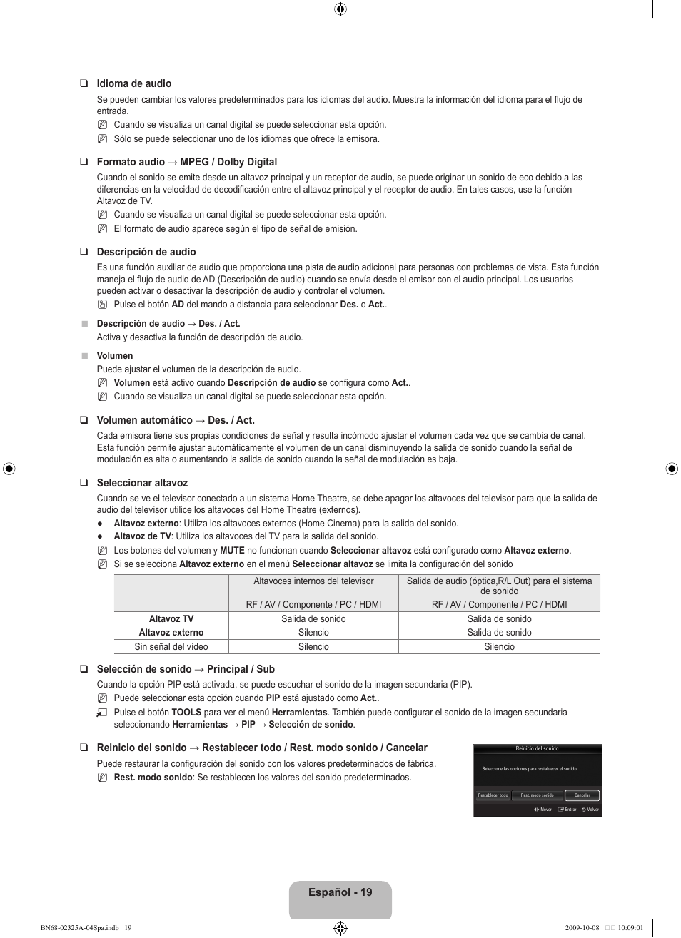 Samsung LE40B650T2W User Manual | Page 397 / 674