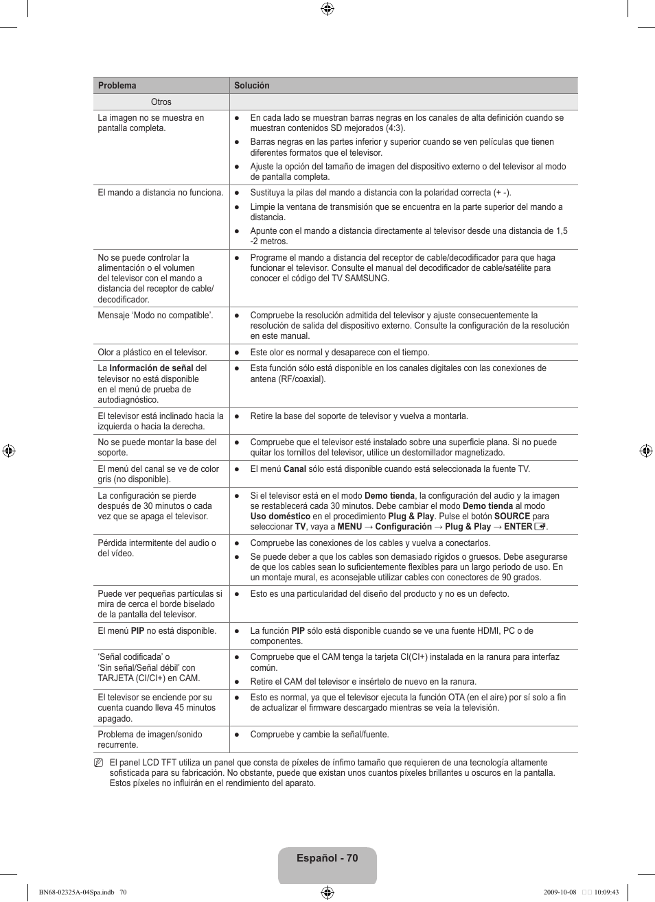 Samsung LE40B650T2W User Manual | Page 448 / 674