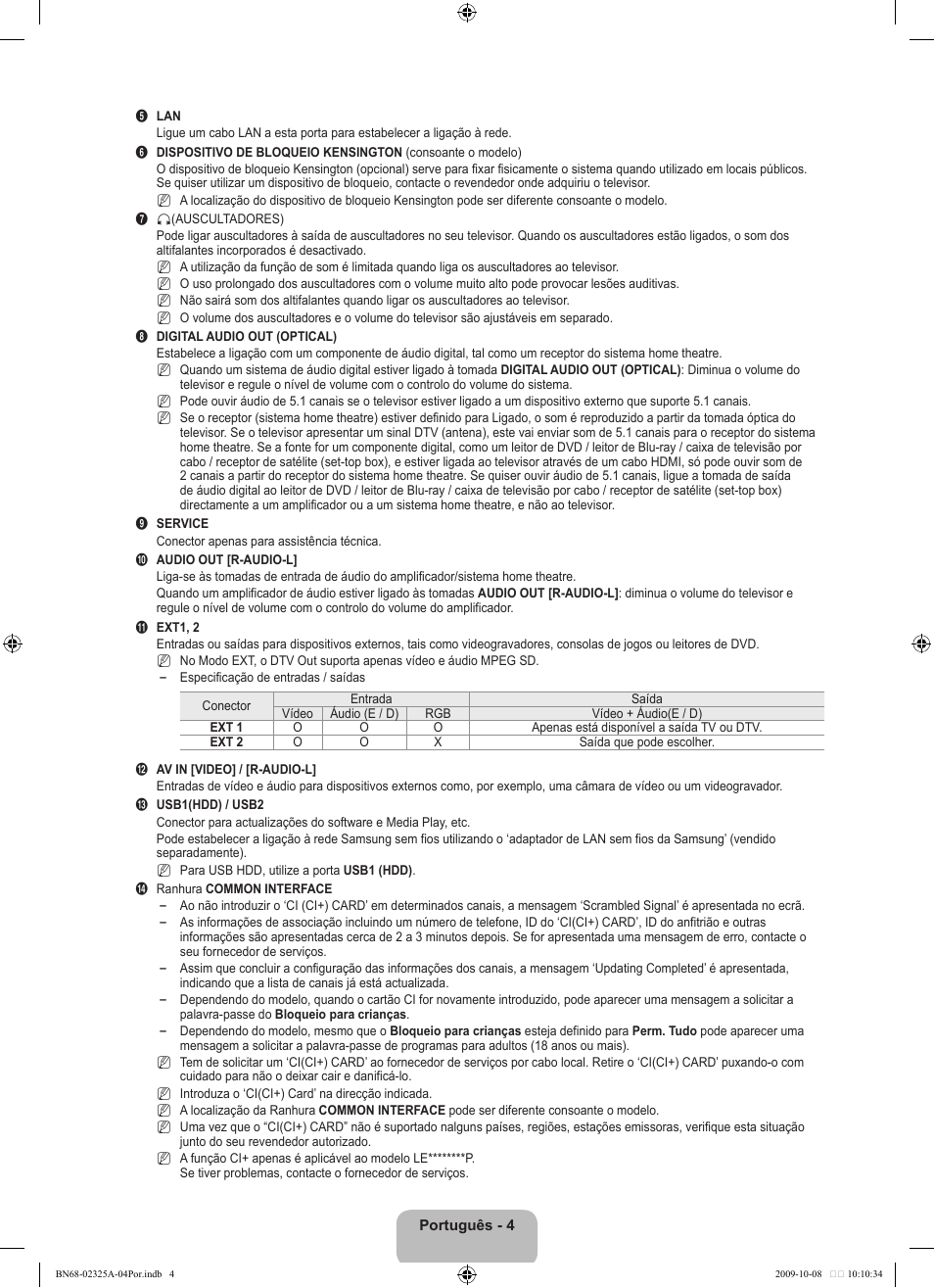 Samsung LE40B650T2W User Manual | Page 454 / 674