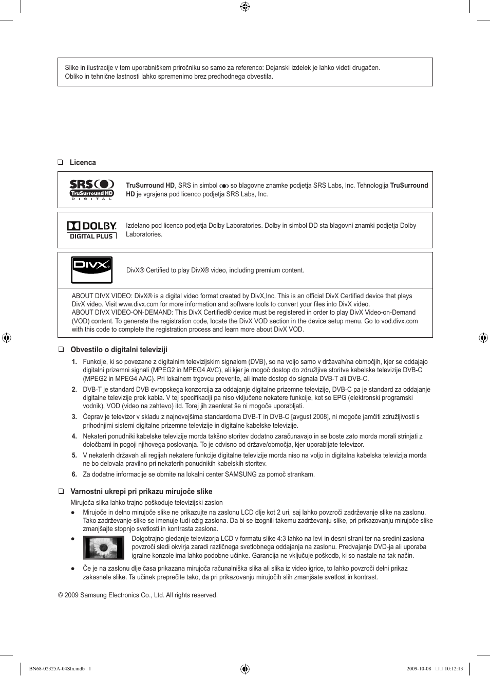 Samsung LE40B650T2W User Manual | Page 522 / 674