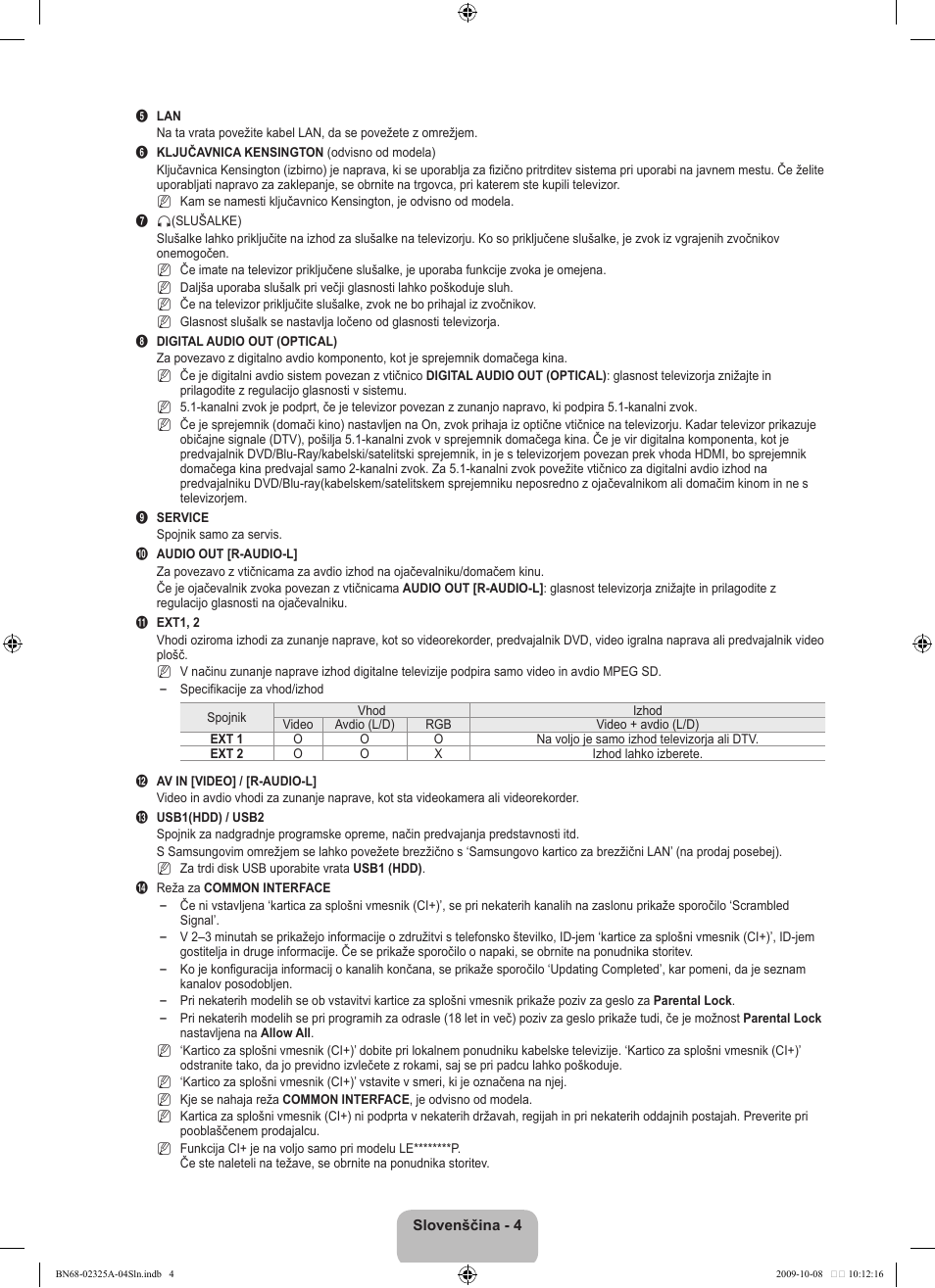 Samsung LE40B650T2W User Manual | Page 526 / 674