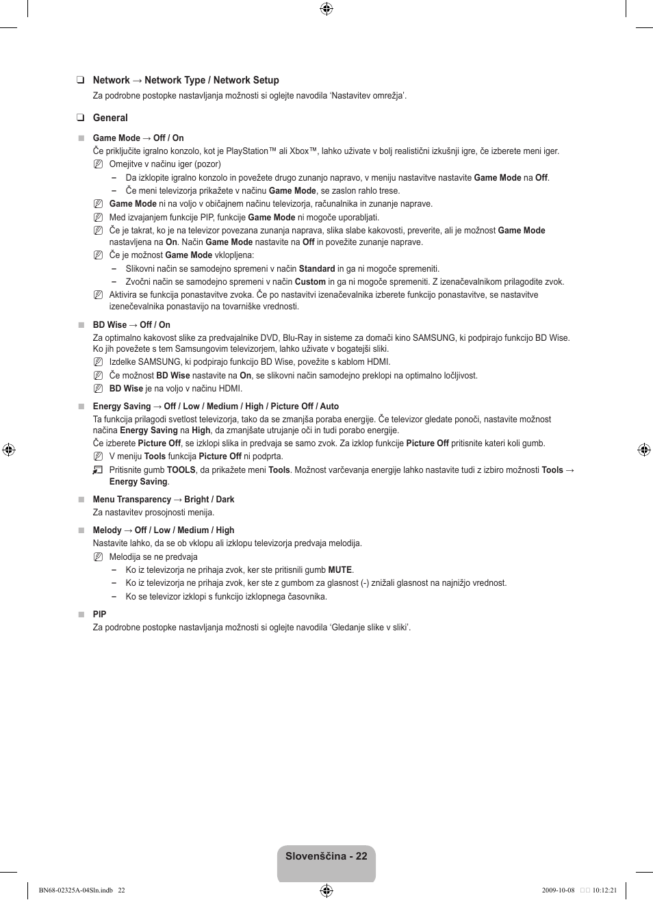 Samsung LE40B650T2W User Manual | Page 544 / 674
