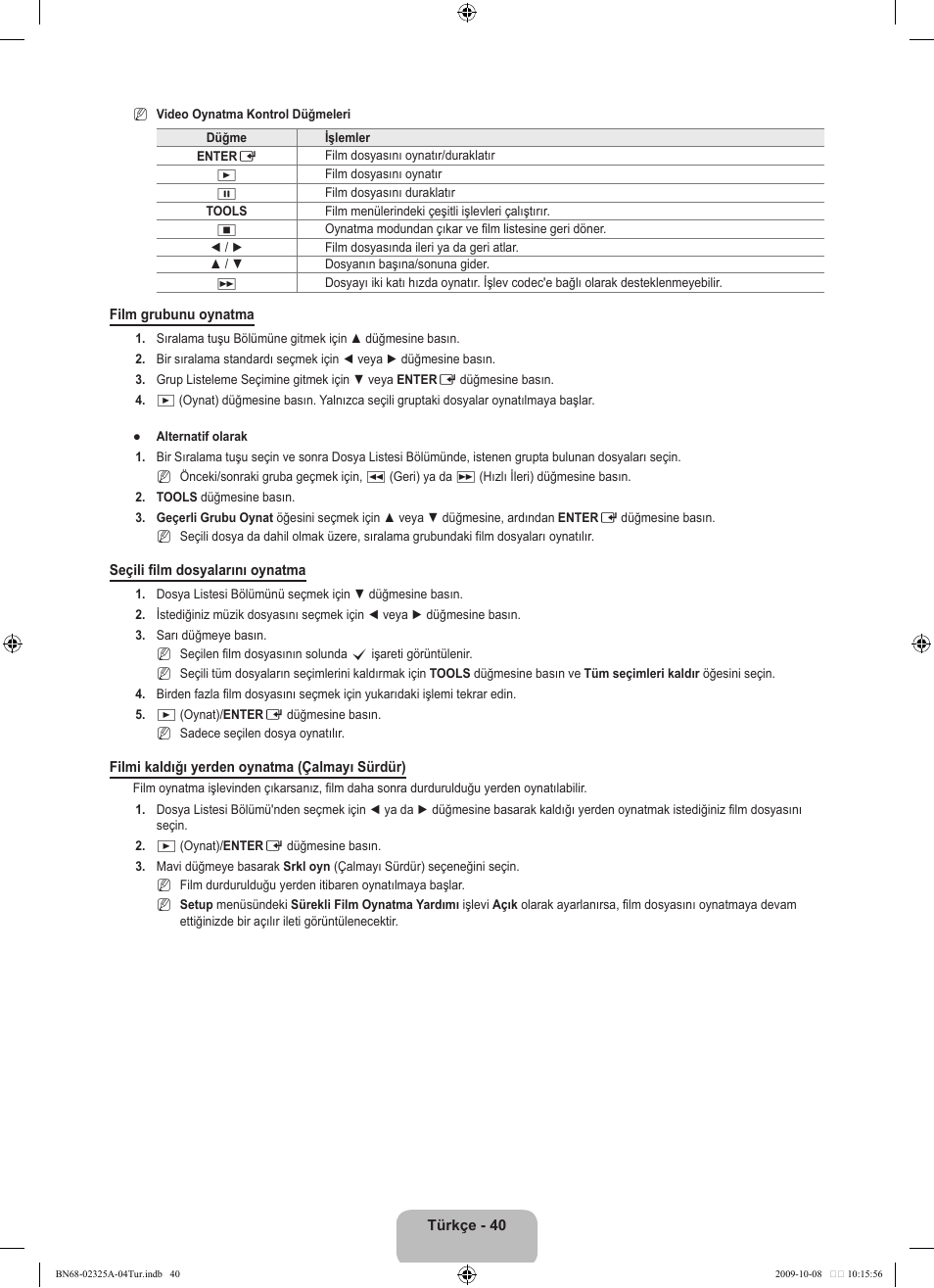Samsung LE40B650T2W User Manual | Page 634 / 674