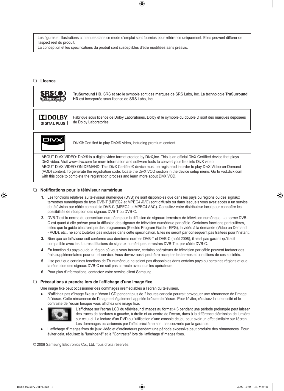 Samsung LE40B650T2W User Manual | Page 88 / 674