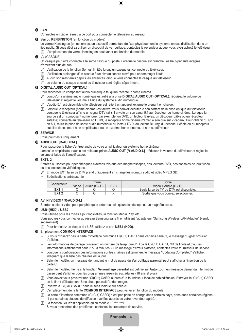 Samsung LE40B650T2W User Manual | Page 92 / 674