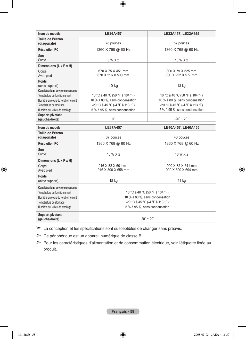 Samsung LE26A457C1D User Manual | Page 120 / 482