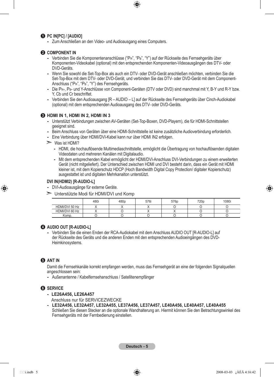 Samsung LE26A457C1D User Manual | Page 127 / 482