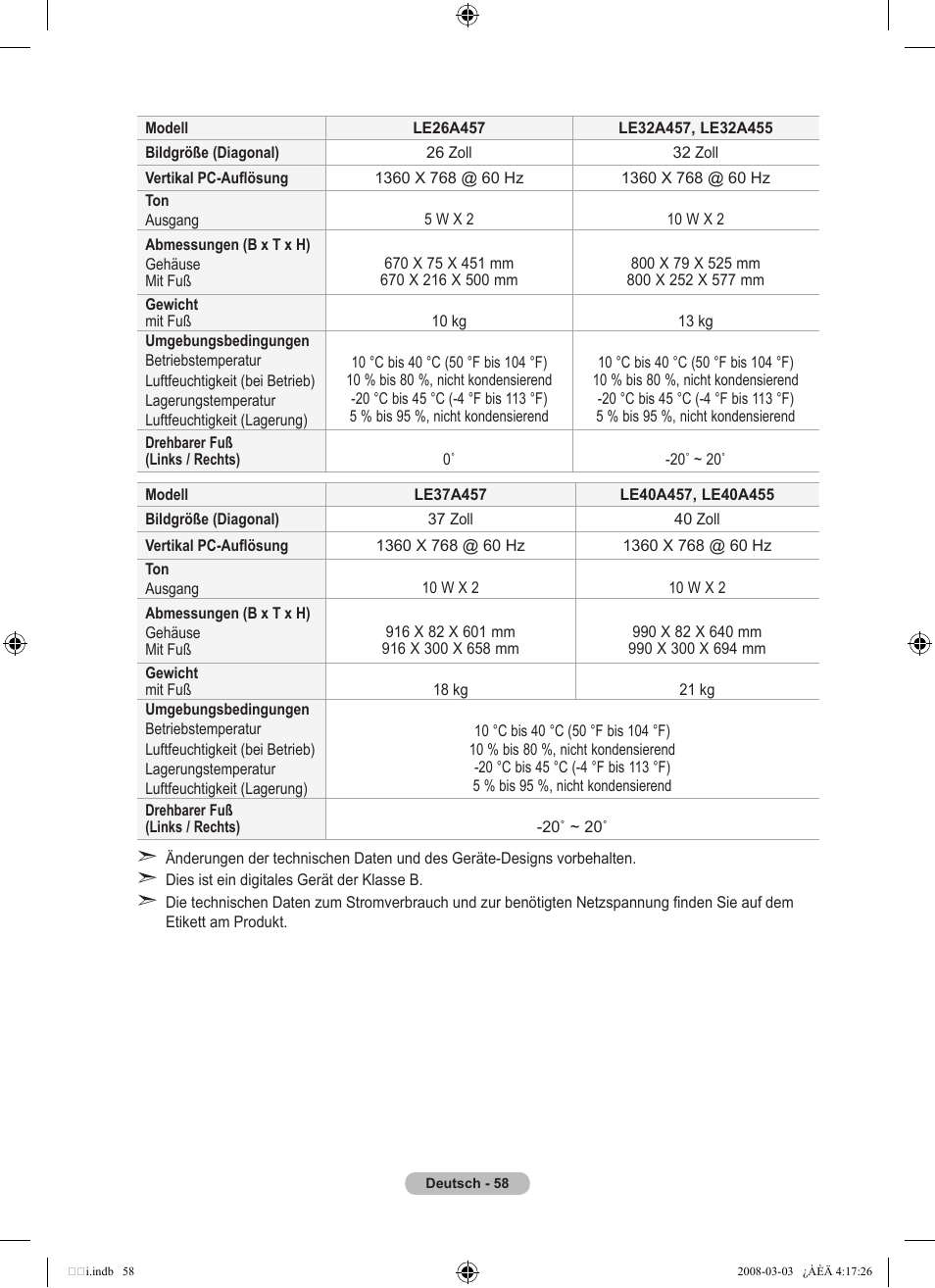 Samsung LE26A457C1D User Manual | Page 180 / 482