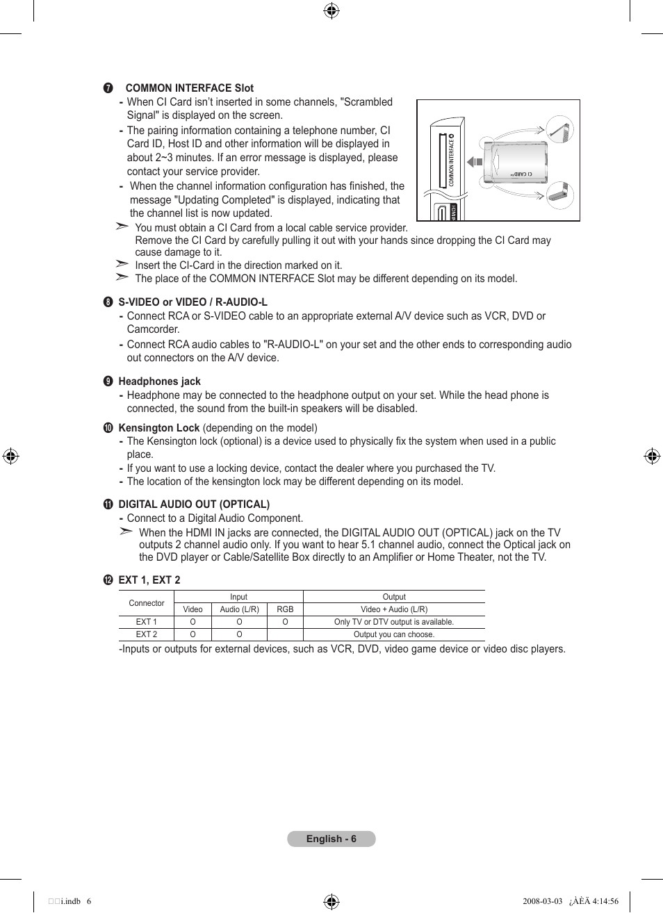 Samsung LE26A457C1D User Manual | Page 8 / 482