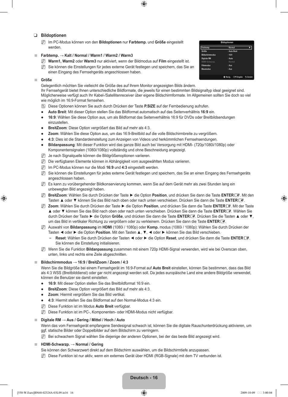 Samsung LE32B550A5P User Manual | Page 128 / 458