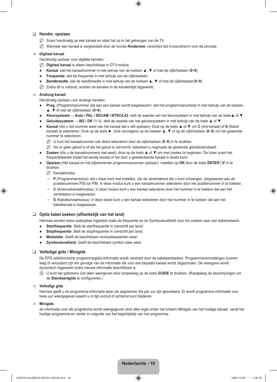 Samsung LE32B550A5P User Manual | Page 170 / 458