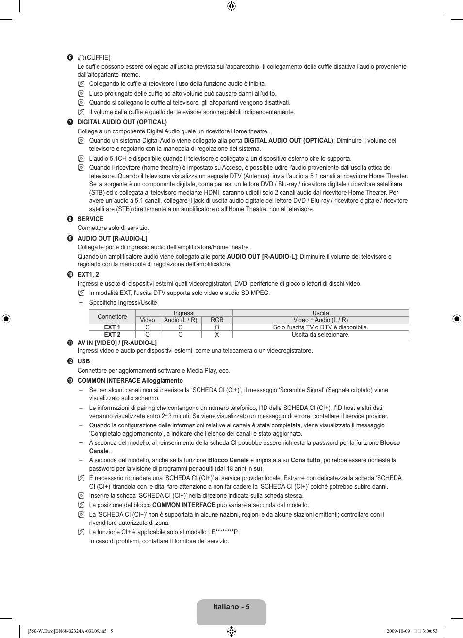 Samsung LE32B550A5P User Manual | Page 213 / 458