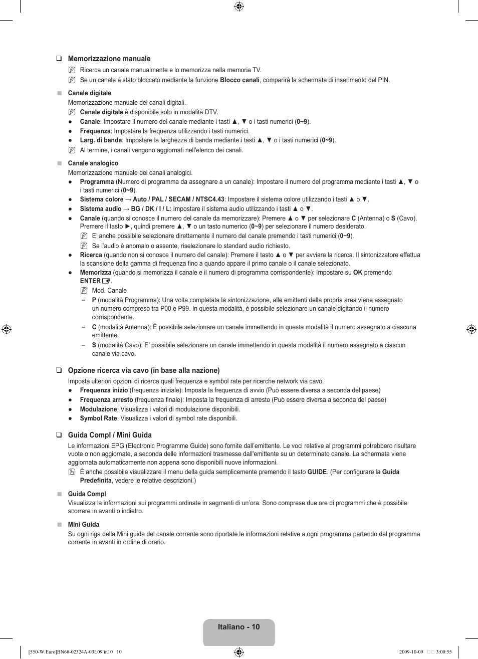 Samsung LE32B550A5P User Manual | Page 218 / 458