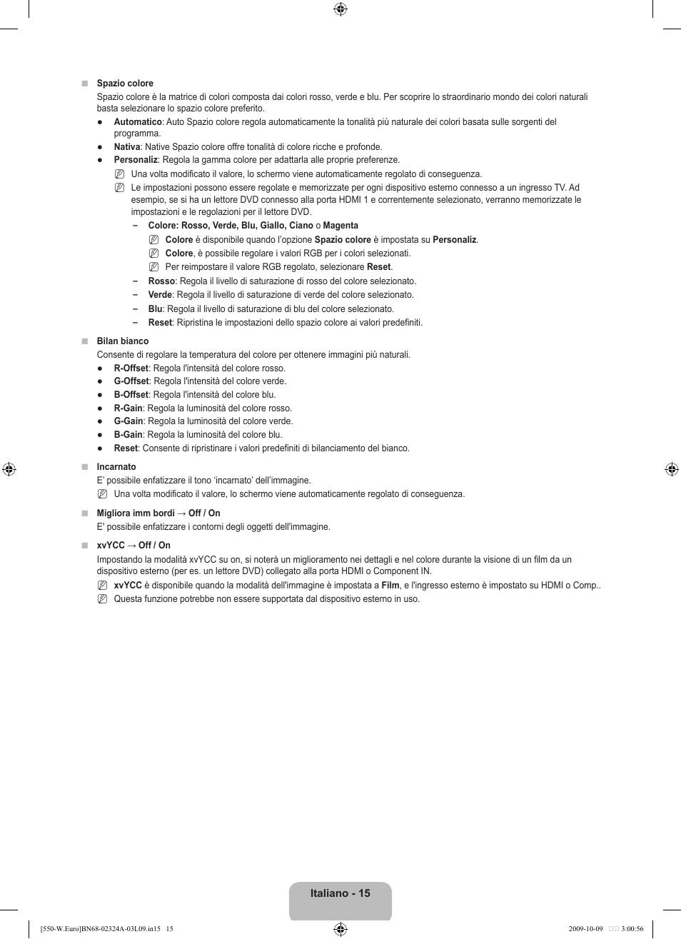 Samsung LE32B550A5P User Manual | Page 223 / 458
