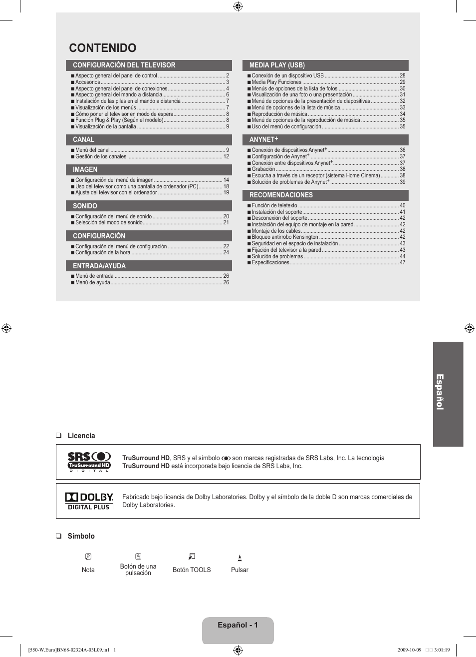 Samsung LE32B550A5P User Manual | Page 259 / 458