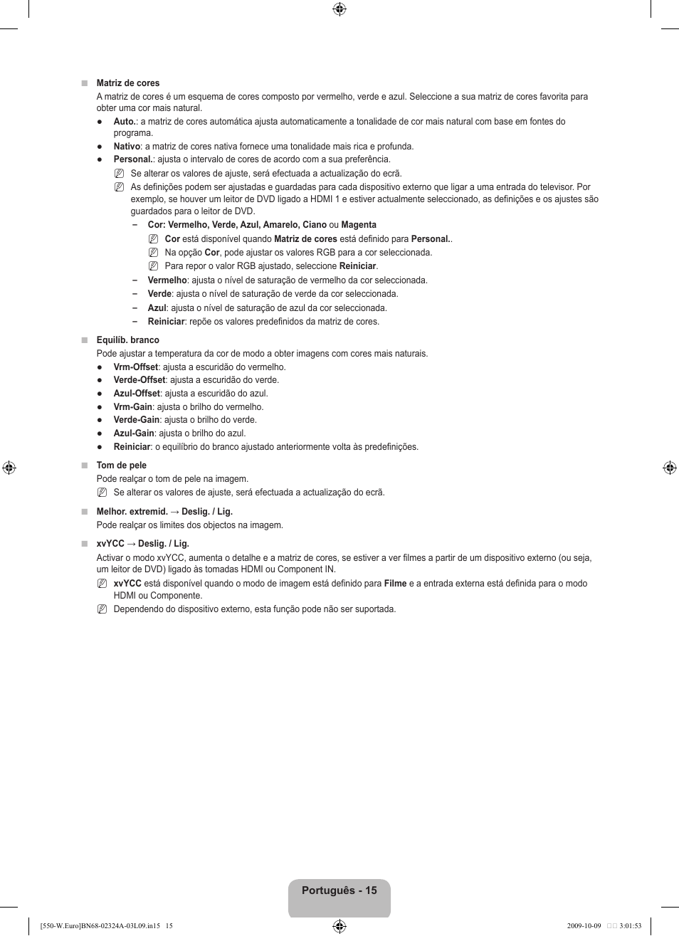 Samsung LE32B550A5P User Manual | Page 321 / 458