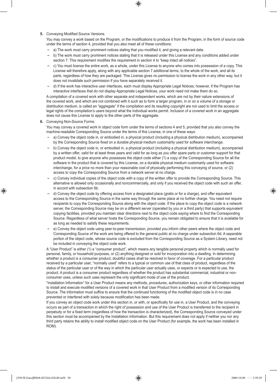 Samsung LE32B550A5P User Manual | Page 52 / 458