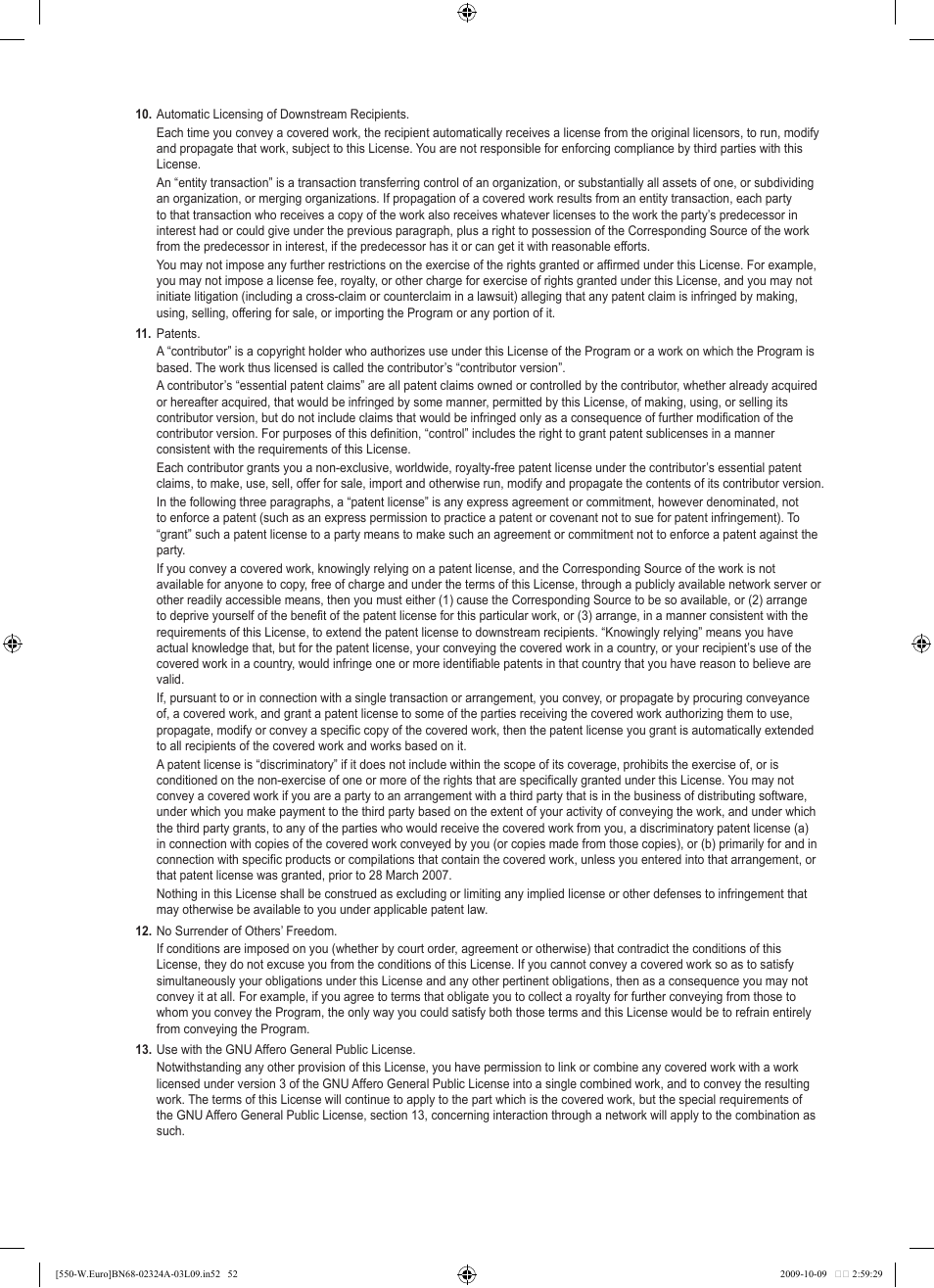 Samsung LE32B550A5P User Manual | Page 54 / 458