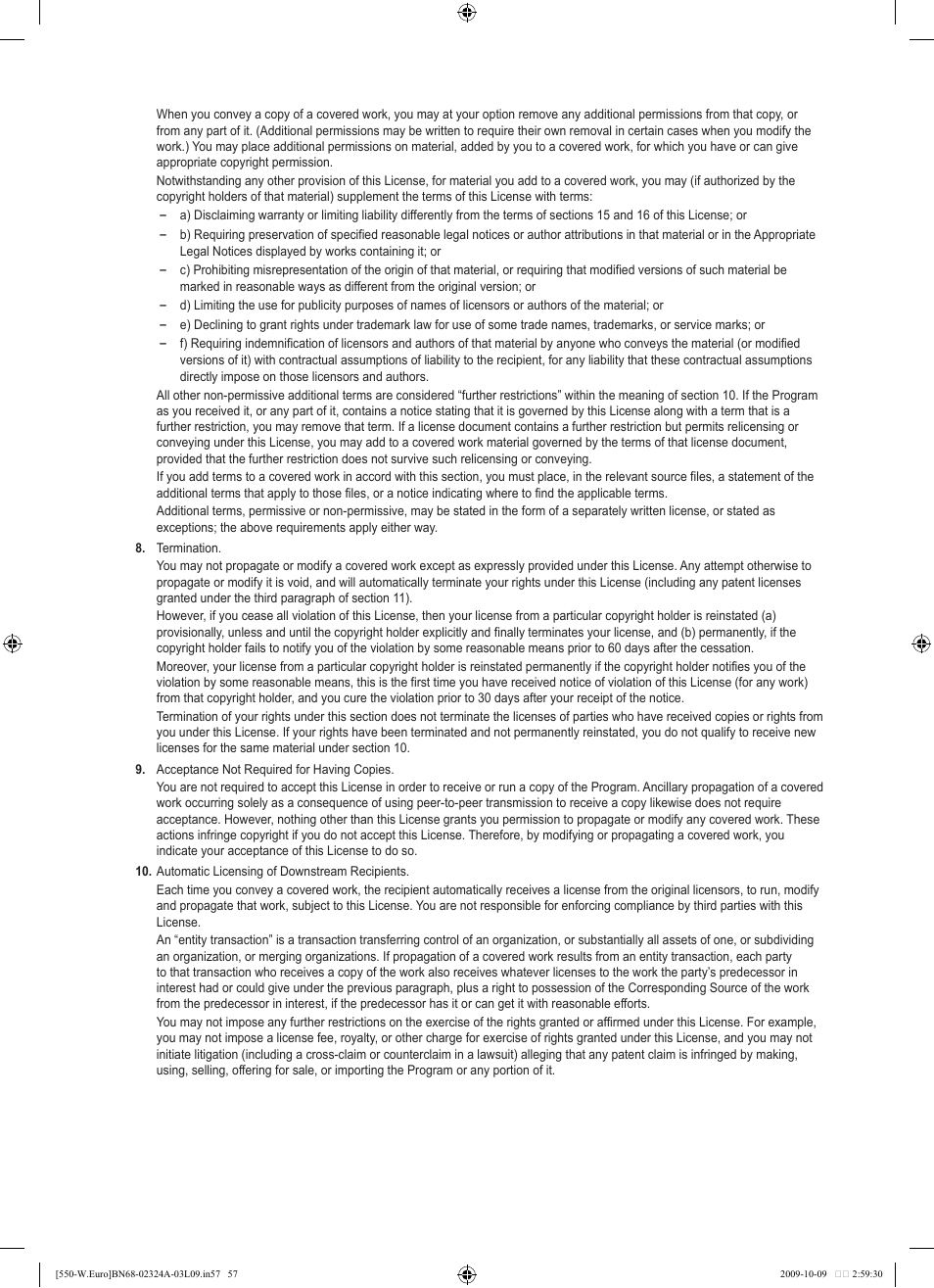 Samsung LE32B550A5P User Manual | Page 59 / 458