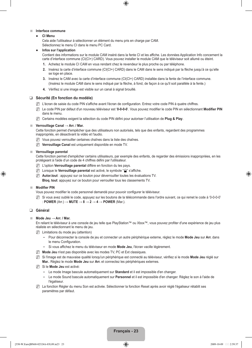 Samsung LE32B550A5P User Manual | Page 87 / 458