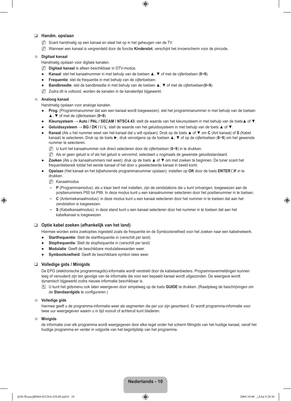 Samsung LE46B620R3W User Manual | Page 170 / 458