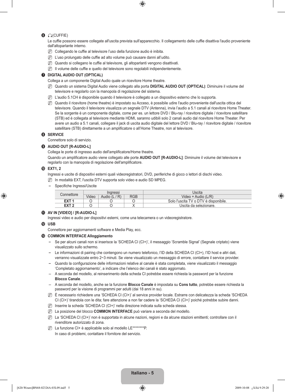 Samsung LE46B620R3W User Manual | Page 213 / 458