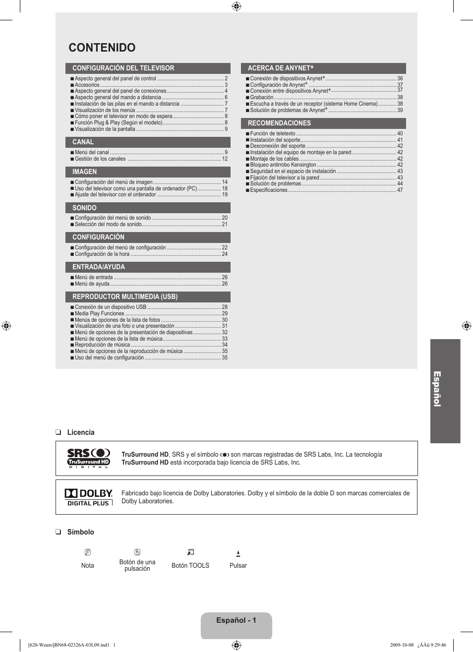 Samsung LE46B620R3W User Manual | Page 259 / 458